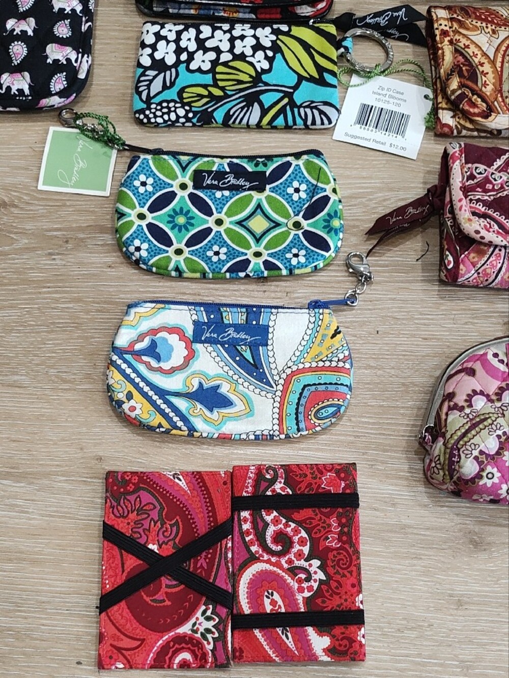 Vera Bradley Small Zip Pouch - Multicolor Paisley (14) - Picture 2 of 6